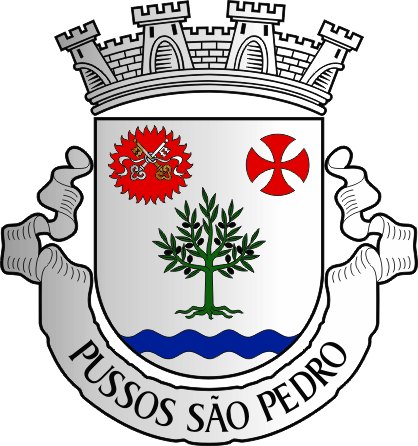Brasão da Freguesia de Pussos São Pedro - Pussos São Pedro civil parish, coat-of-arms Brasão da Freguesia de Pussos São Pedro - Pussos São Pedro civil parish, coat-of-arms