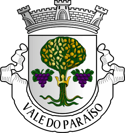 Brasão da freguesia de Vale do Paraíso - Vale do Paraíso civil parish, coat-of-arms Brasão da freguesia de Vale do Paraíso - Vale do Paraíso civil parish, coat-of-arms