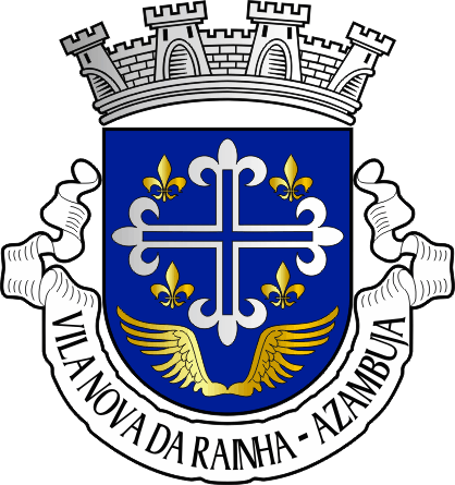 Brasão da freguesia de Vila Nova da Rainha - Vila Nova da Rainha civil parish, coat-of-arms Brasão da freguesia de Vila Nova da Rainha - Vila Nova da Rainha civil parish, coat-of-arms
