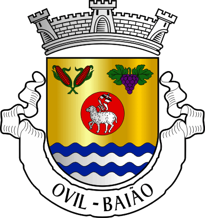 Brasão da antiga freguesia de Ovil - Ovil former civil parish, coat-of-arms Brasão da antiga freguesia de Ovil - Ovil former civil parish, coat-of-arms