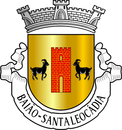 Brasão da antiga freguesia de Baião (Santa Leocádia) - Baião (Santa Leocádia) former civil parish, coat-of-arms Brasão da antiga freguesia de Baião (Santa Leocádia) - Baião (Santa Leocádia) former civil parish, coat-of-arms