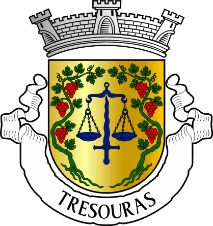 Brasão da antiga freguesia de Tresouras - Tresouras former civil parish, coat-of-arms Brasão da antiga freguesia de Tresouras - Tresouras former civil parish, coat-of-arms