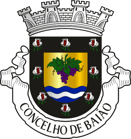 Brasão do Município de Baião - Baião municipal coat-of-arms Brasão do Município de Baião - Baião municipal coat-of-arms
