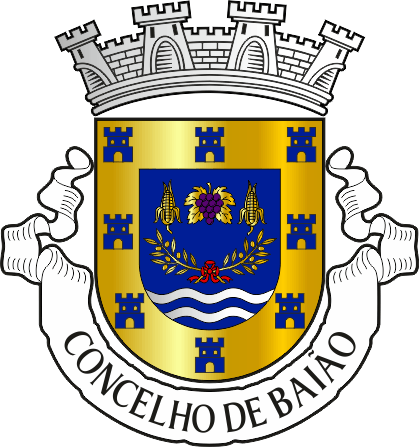 Brasão do Município de Baião - Baião municipal coat-of-arms Brasão do Município de Baião - Baião municipal coat-of-arms