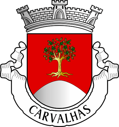 Brasão da freguesia de Carvalhas - Carvalhas civil parish, coat-of-arms