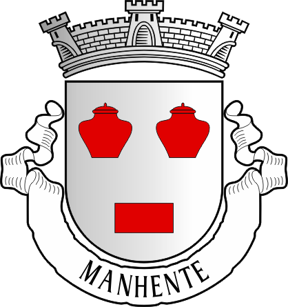 Brasão da freguesia de Manhente - Manhente civil parish, coat-of-arms Brasão da freguesia de Manhente - Manhente civil parish, coat-of-arms