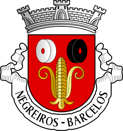 Brasão da antiga freguesia de Negreiros - Negreiros former civil parish, coat-of-arms Brasão da antiga freguesia de Negreiros - Negreiros former civil parish, coat-of-arms