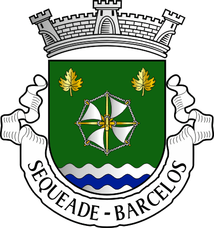 Brasão da antiga freguesia de Sequeade - Sequeade former civil parish, coat-of-arms Brasão da antiga freguesia de Sequeade - Sequeade former civil parish, coat-of-arms