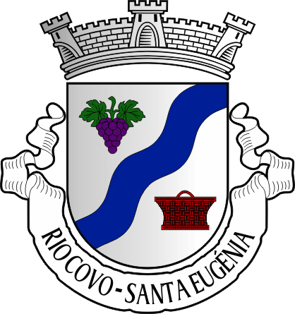 Brasão da freguesia de Rio Covo (Santa Eugénia) - Rio Covo (Santa Eugénia) civil parish, coat-of-arms Brasão da freguesia de Rio Covo (Santa Eugénia) - Rio Covo (Santa Eugénia) civil parish, coat-of-arms