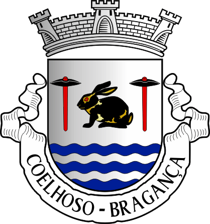 Brasão da freguesia de Coelhoso - Coelhoso civil parish, coat-of-arms Brasão da freguesia de Coelhoso - Coelhoso civil parish, coat-of-arms