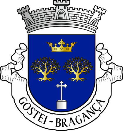 Brasão da freguesia de Gostei - Gostei civil parish, coat-of-arms Brasão da freguesia de Gostei - Gostei civil parish, coat-of-arms