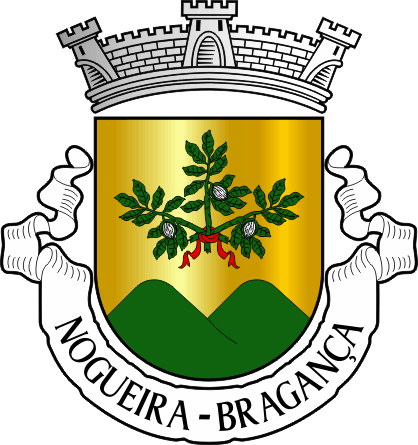 Brasão da freguesia de Nogueira - Nogueira civil parish, coat-of-arms Brasão da freguesia de Nogueira - Nogueira civil parish, coat-of-arms