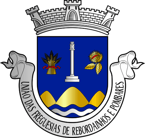 Brasão da Freguesia de Rebordainhos e Pombares - Rebordainhos and Pombares civil parish, coat-of-arms Brasão da Freguesia de Rebordainhos e Pombares - Rebordainhos and Pombares civil parish, coat-of-arms