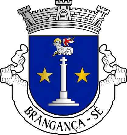 Brasão da antiga freguesia de Bragança (Sé) - Bragança (Sé) former civil parish, coat-of-arms Brasão da antiga freguesia de Bragança (Sé) - Bragança (Sé) former civil parish, coat-of-arms