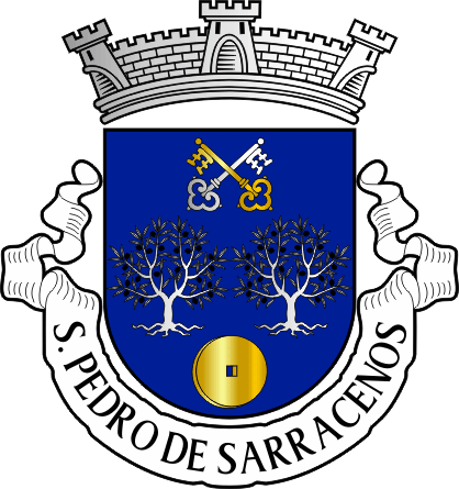 Brasão da freguesia de São Pedro de Sarracenos - São Pedro de Sarracenos civil parish, coat-of-arms Brasão da freguesia de São Pedro de Sarracenos - São Pedro de Sarracenos civil parish, coat-of-arms