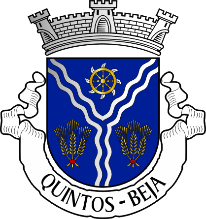 Brasão da antiga freguesia de Quintos - Quintos former civil parish, coat-of-arms
