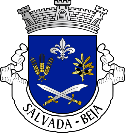 Brasão da antiga freguesia de Salvada - Salvada former civil parish, coat-of-arms Brasão da antiga freguesia de Salvada - Salvada former civil parish, coat-of-arms