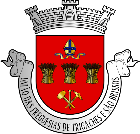 Brasão da União das freguesias de Trigaches e São Brissos - Trigaches and São Brissos civil parishes union coat-of-arms Brasão da União das freguesias de Trigaches e São Brissos - Trigaches and São Brissos civil parishes union coat-of-arms