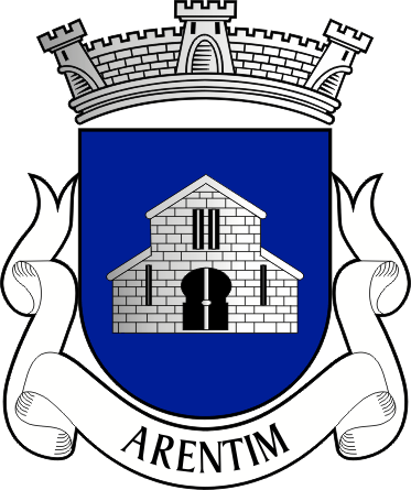 Brasão da antiga freguesia de Arentim - Arentim former civil parish, coat-of-arms