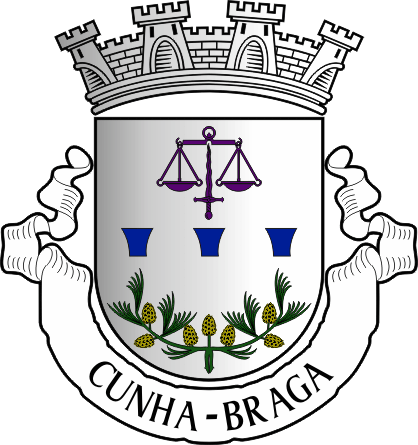 Brasão da antiga freguesia de Cunha - Cunha former civil parish, coat-of-arms