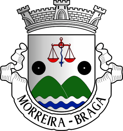 Brasão da antiga freguesia de Morreira - Morreira former civil parish, coat-of-arms Brasão da antiga freguesia de Morreira - Morreira former civil parish, coat-of-arms