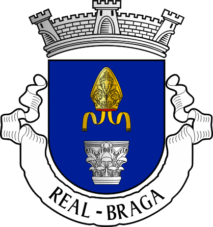 Brasão da antiga freguesia de Real - Real former civil parish, coat-of-arms Brasão da antiga freguesia de Real - Real former civil parish, coat-of-arms