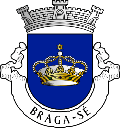 Brasão da antiga freguesia de Braga (Sé) - Braga (Sé) former civil parish, coat-of-arms Brasão da antiga freguesia de Braga (Sé) - Braga (Sé) former civil parish, coat-of-arms
