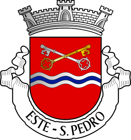Brasão da antiga freguesia de Este (São Pedro) - Este (São Pedro) former civil parish, coat-of-arms Brasão da antiga freguesia de Este (São Pedro) - Este (São Pedro) former civil parish, coat-of-arms
