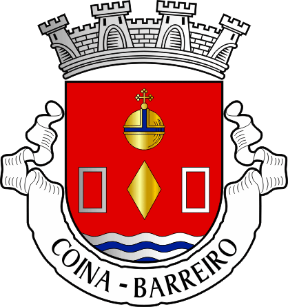 Brasão da antiga freguesia de Coina - Coina former civil parish, coat-of-arms