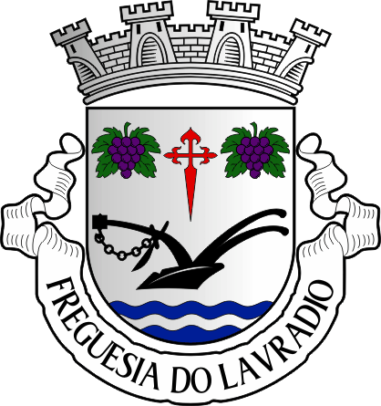 Brasão da antiga freguesia do Lavradio - Lavradio former civil parish, coat-of-arms