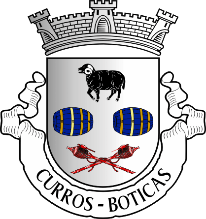 Brasão da antiga freguesia de Curros - Curros former civil parish, coat-of-arms Brasão da antiga freguesia de Curros - Curros former civil parish, coat-of-arms