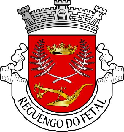Brasão da freguesia de Reguengo do Fetal - Reguengo do Fetal civil parish, coat-of-arms Brasão da freguesia de Reguengo do Fetal - Reguengo do Fetal civil parish, coat-of-arms