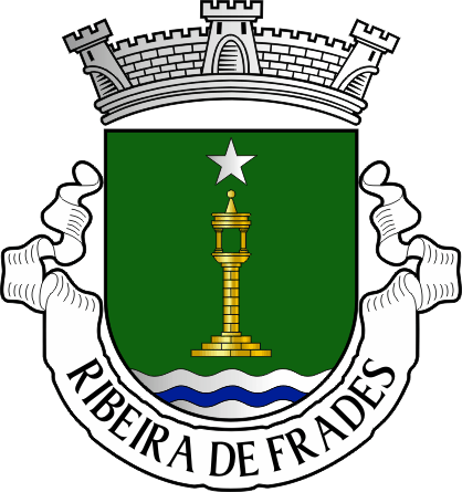 Brasão da antiga freguesia de Ribeira de Frades - Ribeira de Frades former civil parish, coat-of-arms Brasão da antiga freguesia de Ribeira de Frades - Ribeira de Frades former civil parish, coat-of-arms