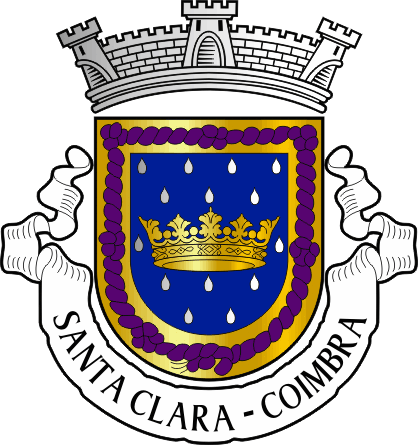 Brasão da antiga freguesia de Santa Clara - Santa Clara former civil parish, coat-of-arms