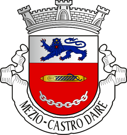 Brasão da antiga freguesia de Mezio - Mezio former civil parish, coat-of-arms Brasão da antiga freguesia de Mezio - Mezio former civil parish, coat-of-arms