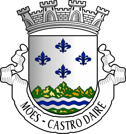 Brasão da freguesia de Mões - Mões civil parish, coat-of-arms Brasão da freguesia de Mões - Mões civil parish, coat-of-arms