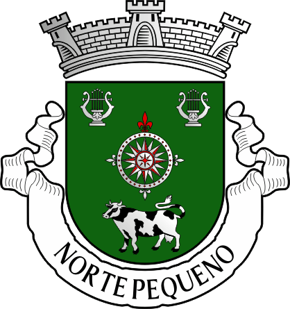 Brasão da freguesia de Norte Pequeno - Norte Pequeno civil parish, coat-of-arms Brasão da freguesia de Norte Pequeno - Norte Pequeno civil parish, coat-of-arms