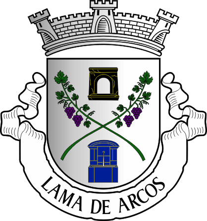 Brasão da freguesia de Lama de Arcos - Lama de Arcos civil parish, coat-of-arms Brasão da freguesia de Lama de Arcos - Lama de Arcos civil parish, coat-of-arms