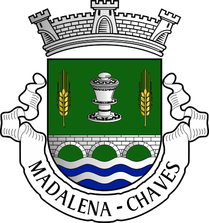 Brasão da antiga freguesia de Madalena - Madalena former civil parish, coat-of-arms Brasão da antiga freguesia de Madalena - Madalena former civil parish, coat-of-arms