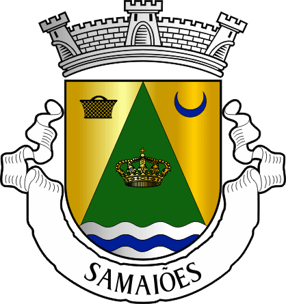 Brasão da antiga freguesia de Samaiões - Samaiões former civil parish, coat-of-arms Brasão da antiga freguesia de Samaiões - Samaiões former civil parish, coat-of-arms