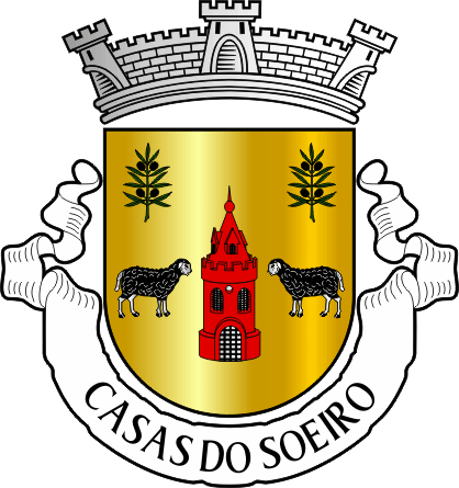 Brasão da freguesia de Casas do Soeiro - Casas do Soeiro civil parish, coat-of-arms Brasão da freguesia de Casas do Soeiro - Casas do Soeiro civil parish, coat-of-arms