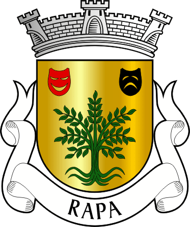 Brasão da antiga freguesia de Rapa - Rapa former civil parish, coat-of-arms Brasão da antiga freguesia de Rapa - Rapa former civil parish, coat-of-arms
