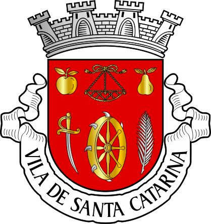 Brasão da freguesia de Santa Catarina - Santa Catarina civil parish, coat-of-arms Brasão da freguesia de Santa Catarina - Santa Catarina civil parish, coat-of-arms