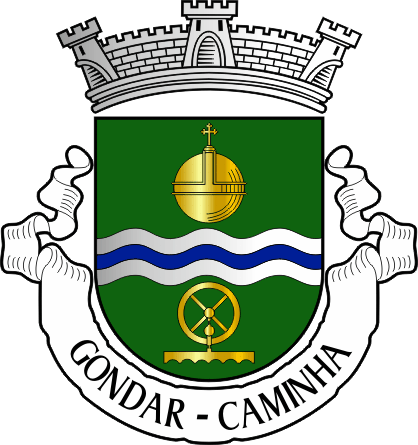 Brasão da antiga freguesia de Gondar - Gondar former civil parish, coat-of-arms Brasão da antiga freguesia de Gondar - Gondar former civil parish, coat-of-arms