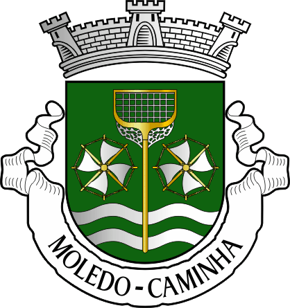 Brasão da antiga freguesia de Moledo - Moledo former civil parish, coat-of-arms Brasão da antiga freguesia de Moledo - Moledo former civil parish, coat-of-arms