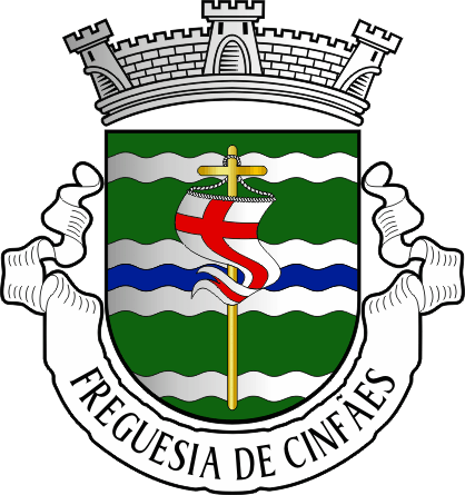 Brasão da freguesia de Cinfães - Cinfães civil parish, coat-of-arms Brasão da freguesia de Cinfães - Cinfães civil parish, coat-of-arms