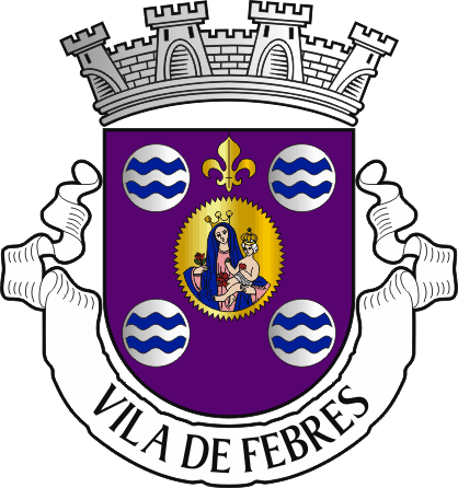 Brasão da freguesia de Febres - Febres civil parish, coat-of-arms Brasão da freguesia de Febres - Febres civil parish, coat-of-arms