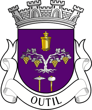 Brasão da antiga freguesia de Outil - Outil former civil parish, coat-of-arms Brasão da antiga freguesia de Outil - Outil former civil parish, coat-of-arms