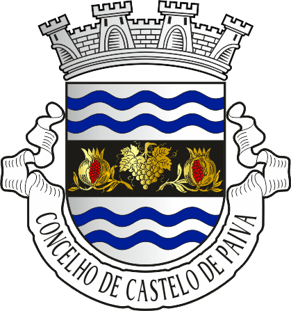 Proposta para o brasão do Município de Castelo de Paiva - Castelo de Paiva municipal coat-of-arms proposal