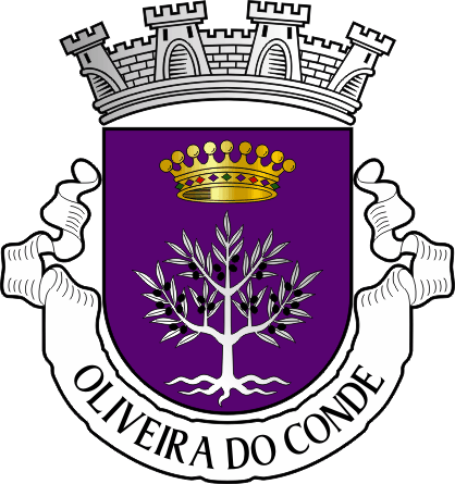 Brasão da freguesia de Oliveira do Conde - Oliveira do Conde civil parish, coat-of-arms Brasão da freguesia de Oliveira do Conde - Oliveira do Conde civil parish, coat-of-arms